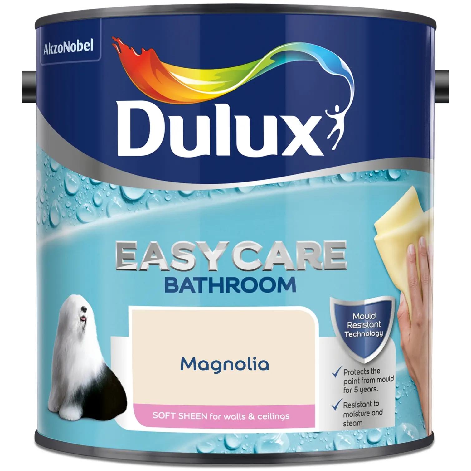 Dulux Easycare Bathroom Magnolia 2.5L