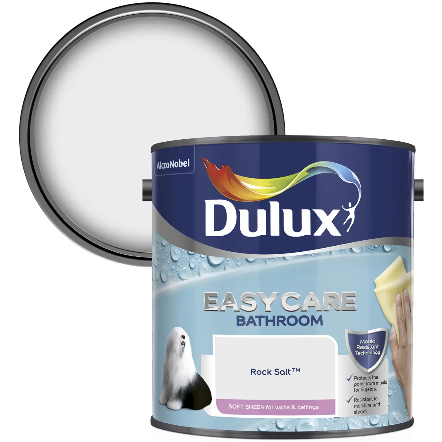 DUL0416_1 Dulux Easycare Bathroom Rock Salt 2.5L