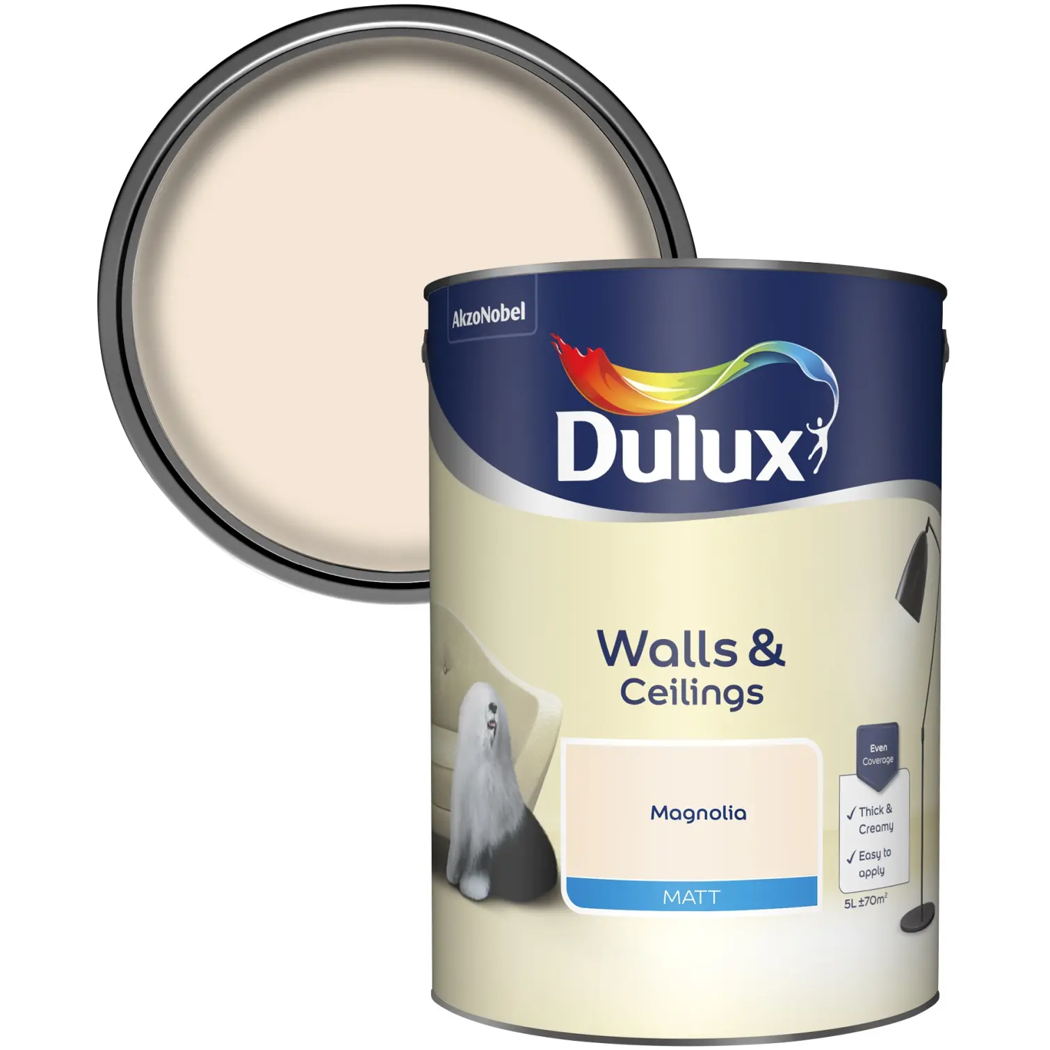 Dulux Matt Magnolia 5L