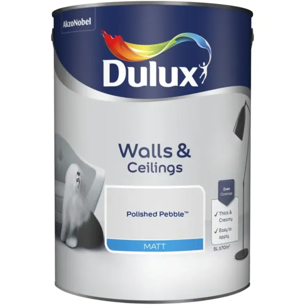 Dulux Matt Polished Pebble 5L