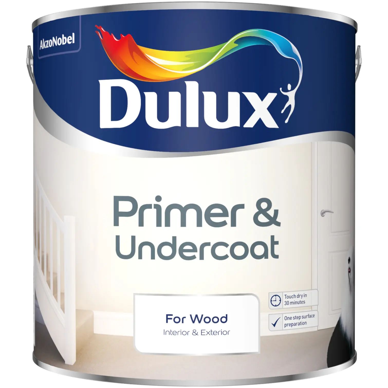 Dulux Quick Drying Wood Primer Undercoat 2.5ltr