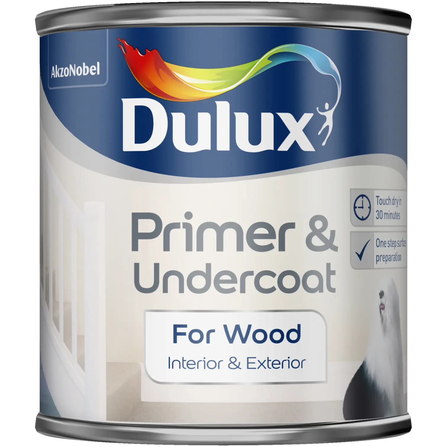 Dulux Quick Drying Wood Primer Undercoat 250ml