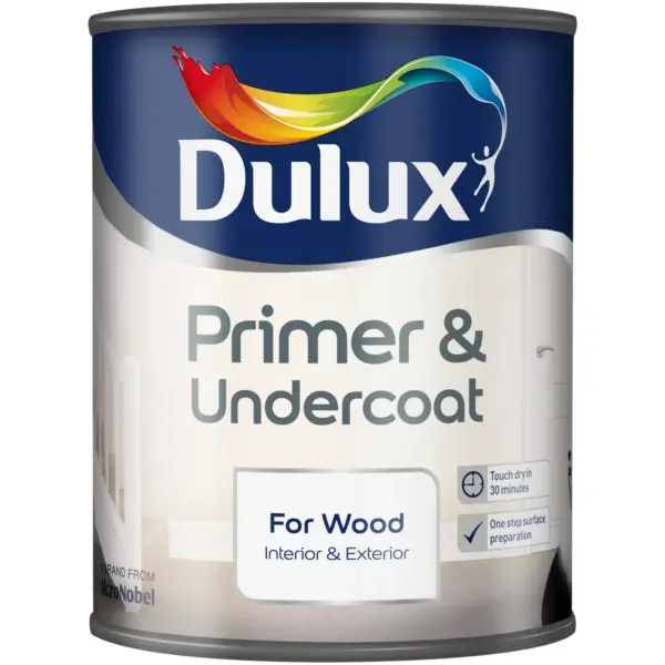 Dulux Quick Drying Wood Primer Undercoat 750ml