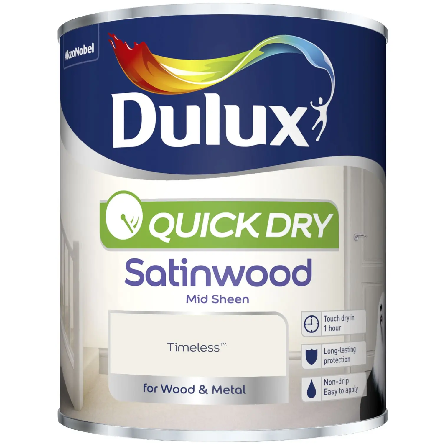 Dulux Quick Dry Satinwood Timeless 750ml