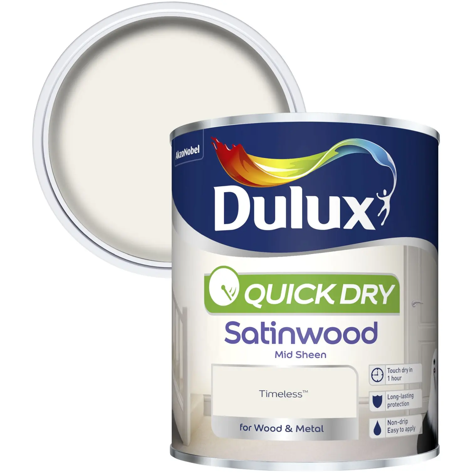 Dulux Quick Dry Satinwood Timeless 750ml