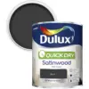 Dulux Quick Dry Satinwood Black 750ml
