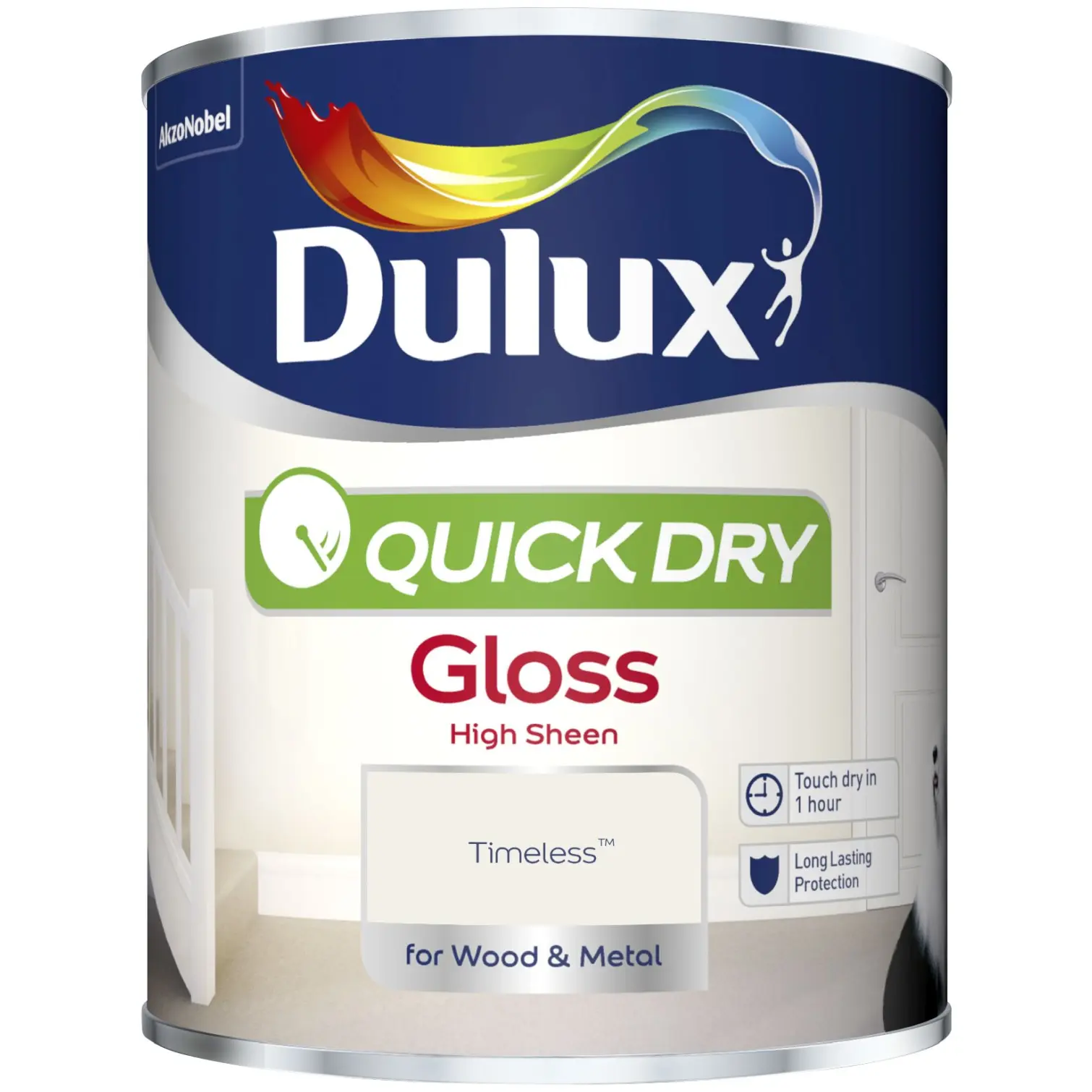 Dulux Quick Dry Gloss Timeless 750ml