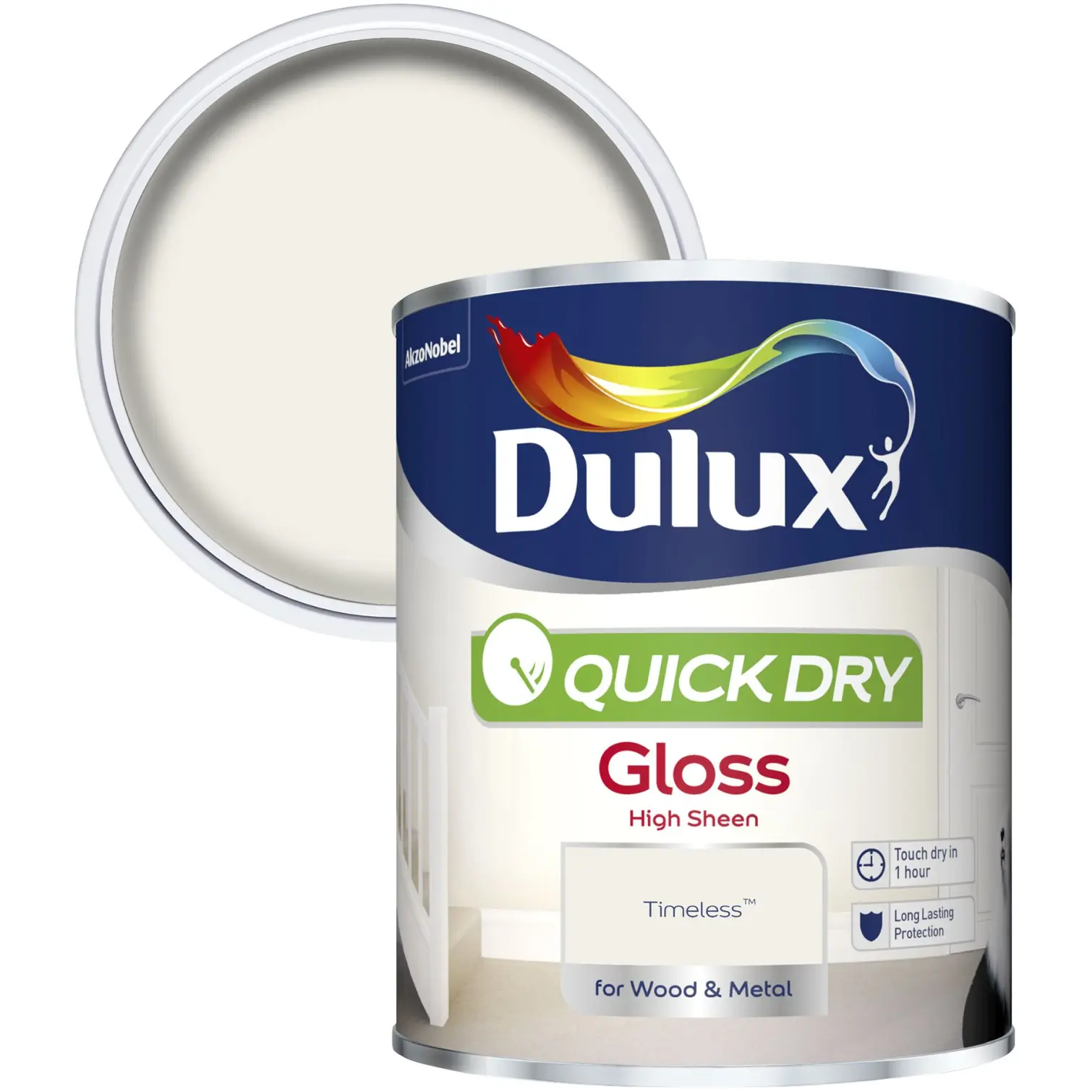 Dulux Quick Dry Gloss Timeless 750ml
