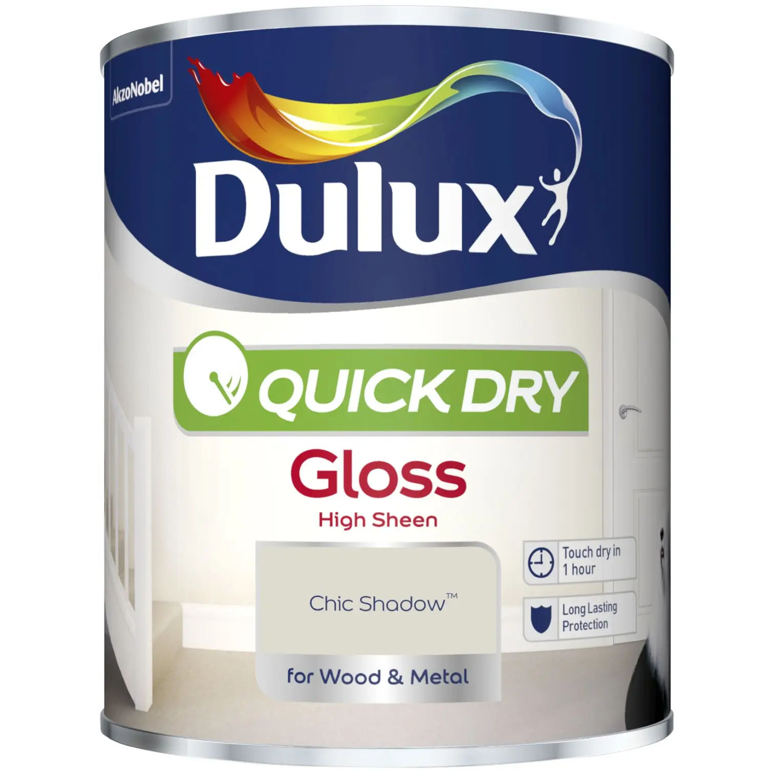Dulux Quick Dry Gloss Chic Shadow 750ml