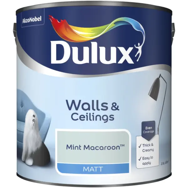 Dulux Matt Mint Macaroon 2.5L