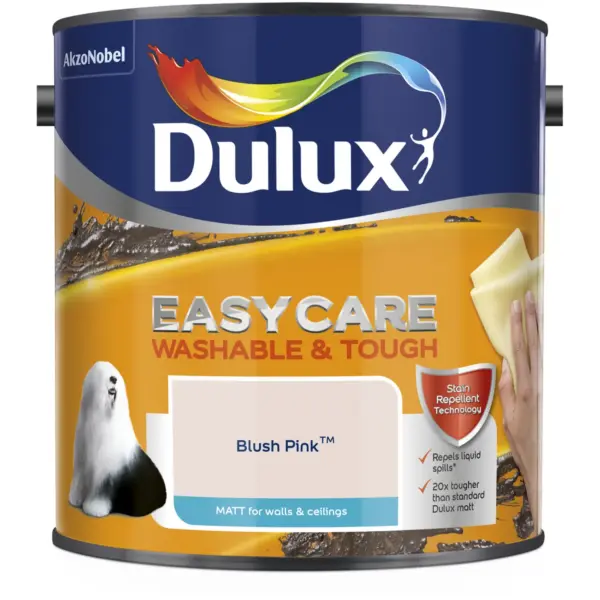 Dulux Easycare Matt Blush Pink 2.5L
