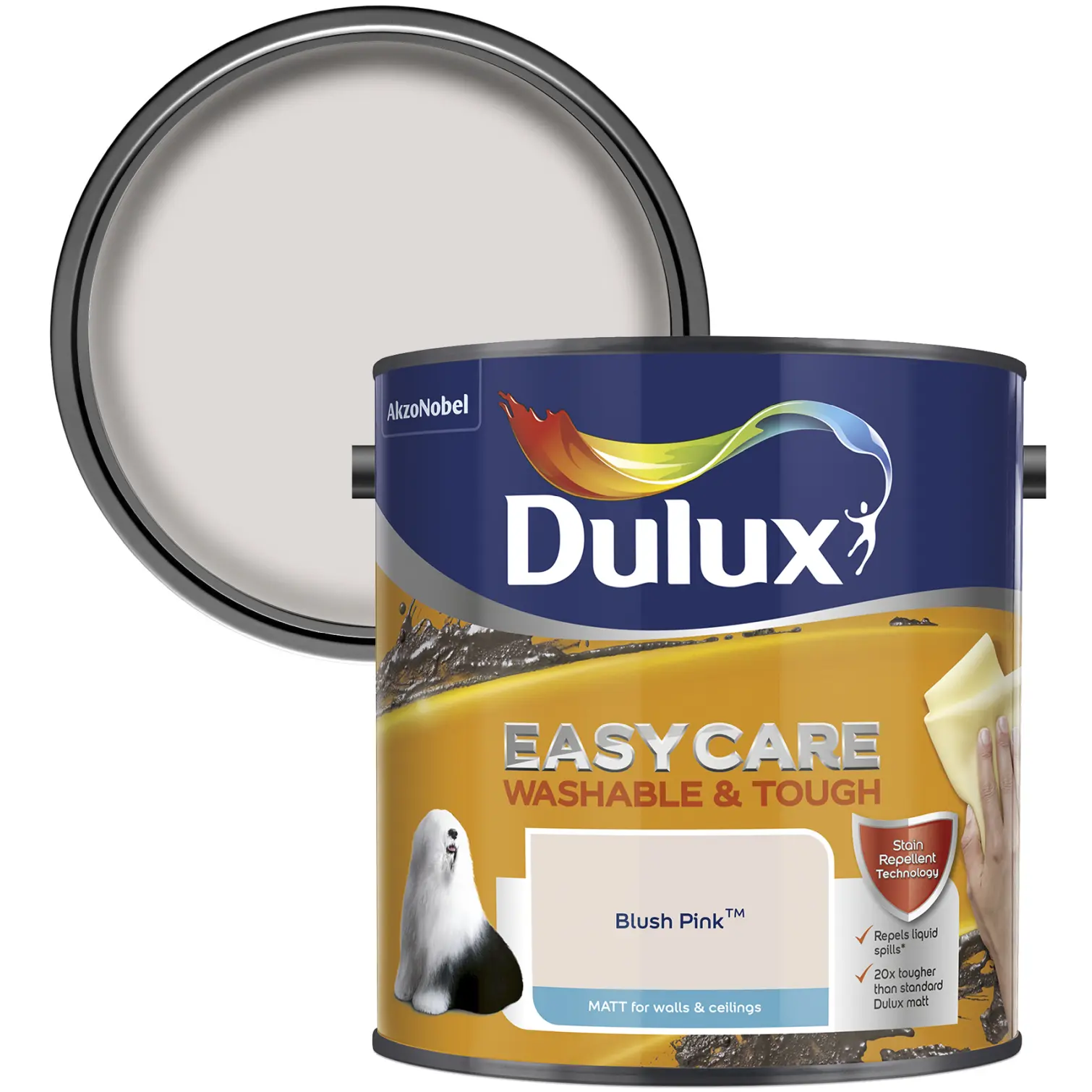Dulux Easycare Matt Blush Pink 2.5L