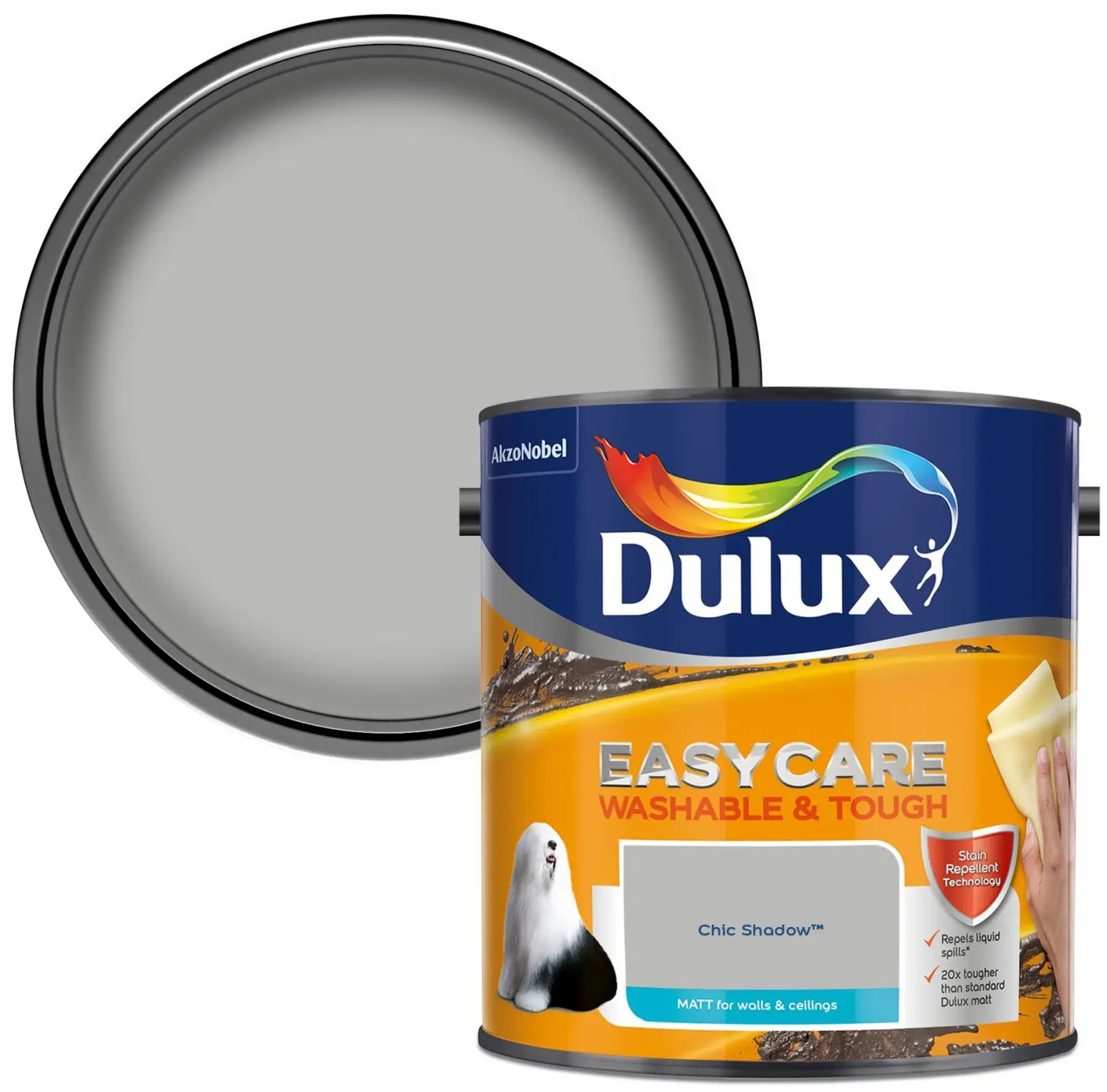 Dulux Easycare Matt Chic Shadow 2.5L