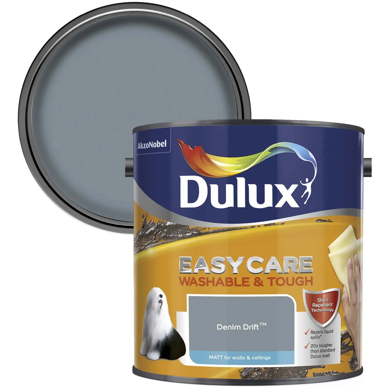 Dulux Easycare Matt Denim Drift 2.5L