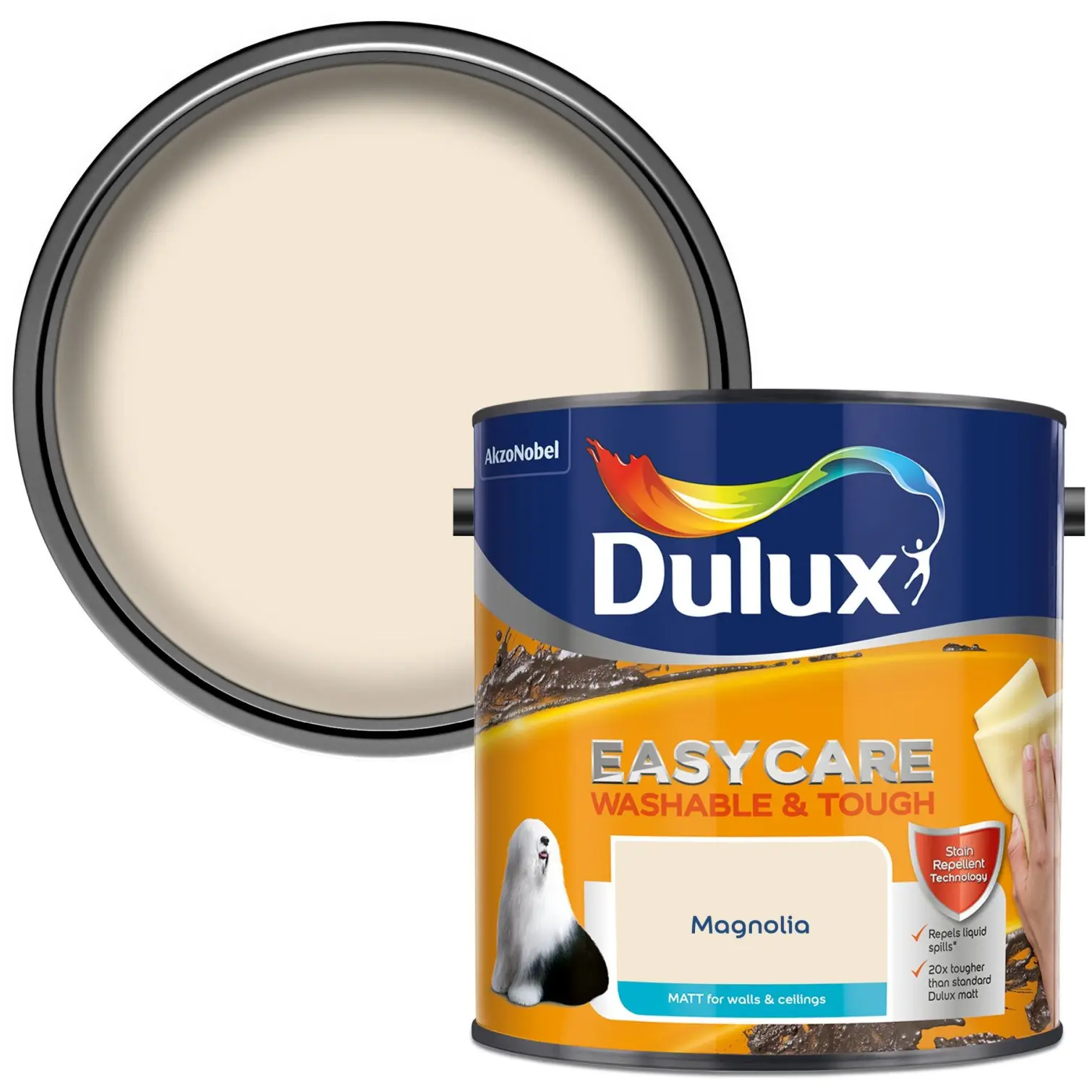Dulux Easycare Matt Magnolia 2.5L