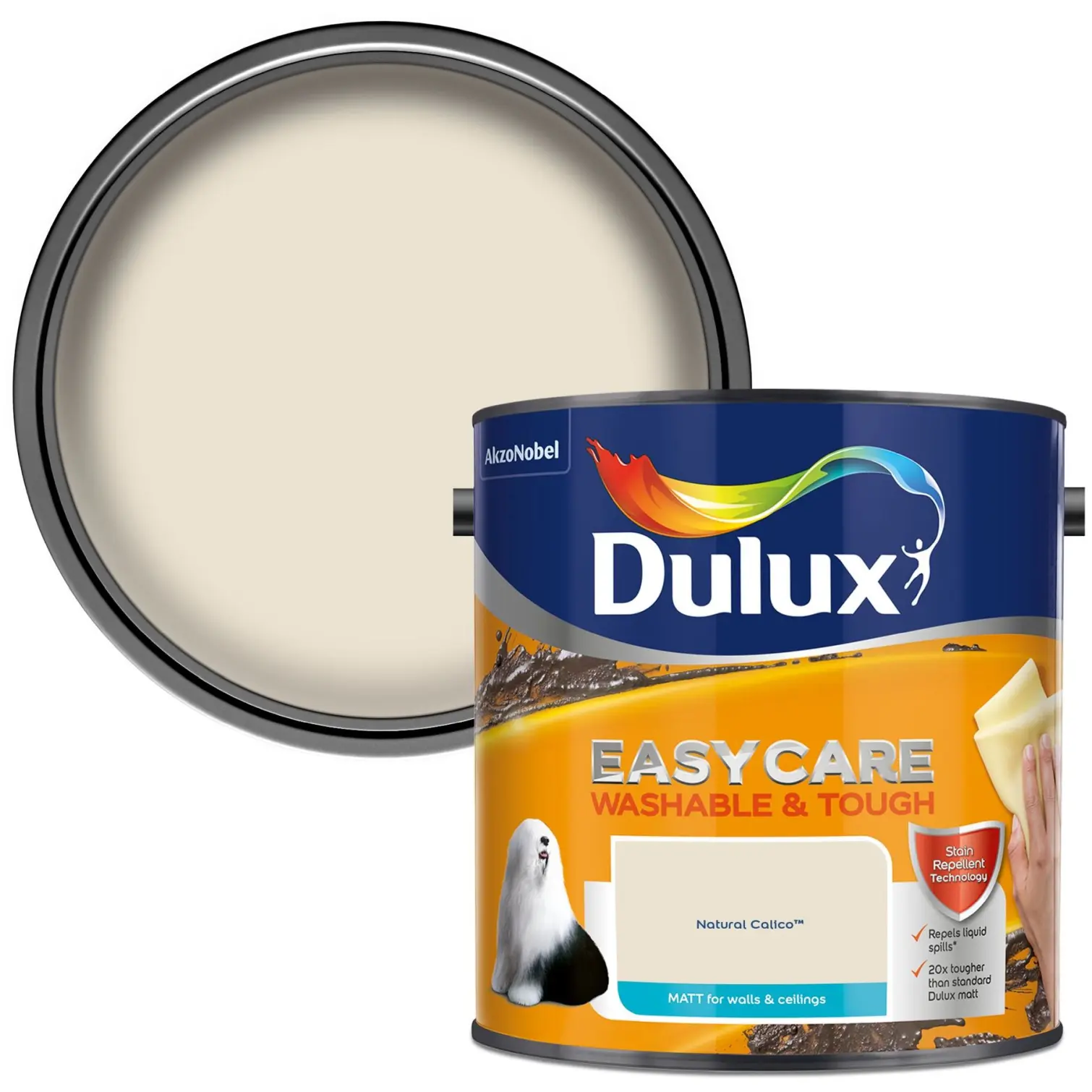 Dulux Easycare Matt Natural Calico 2.5L