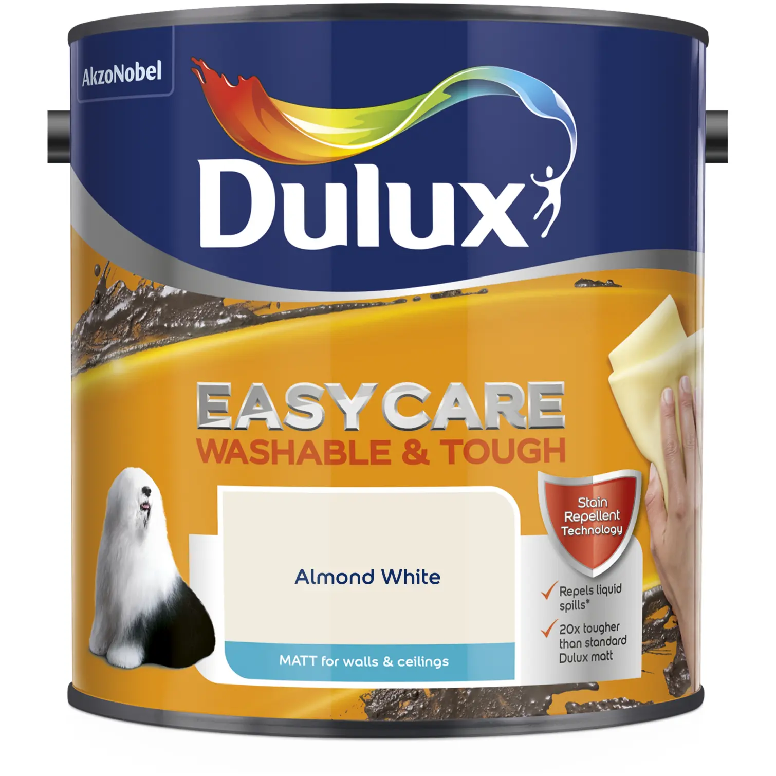 Dulux Easycare Matt Almond White  2.5L