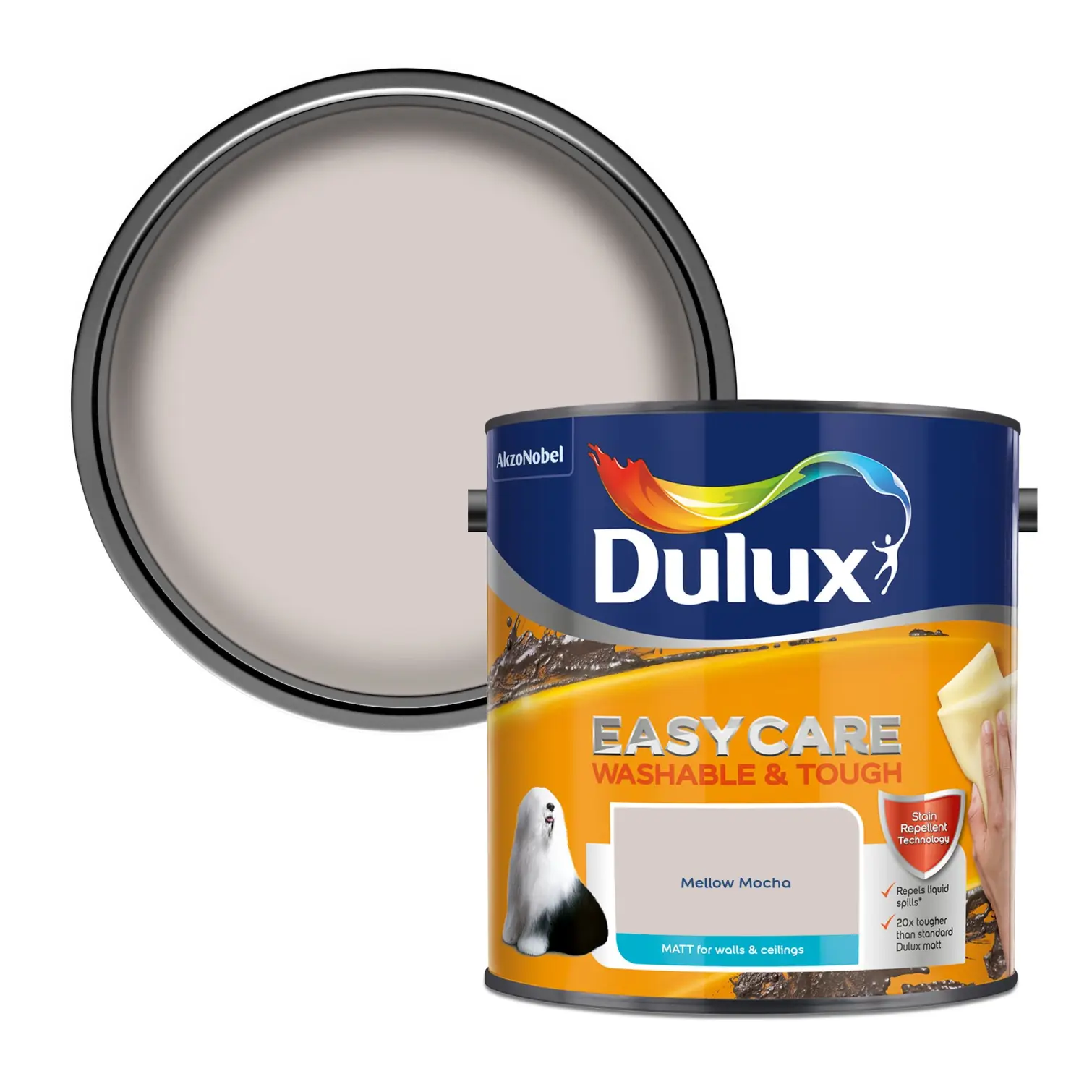 Dulux Easycare Matt Mellow Mocha 2.5L