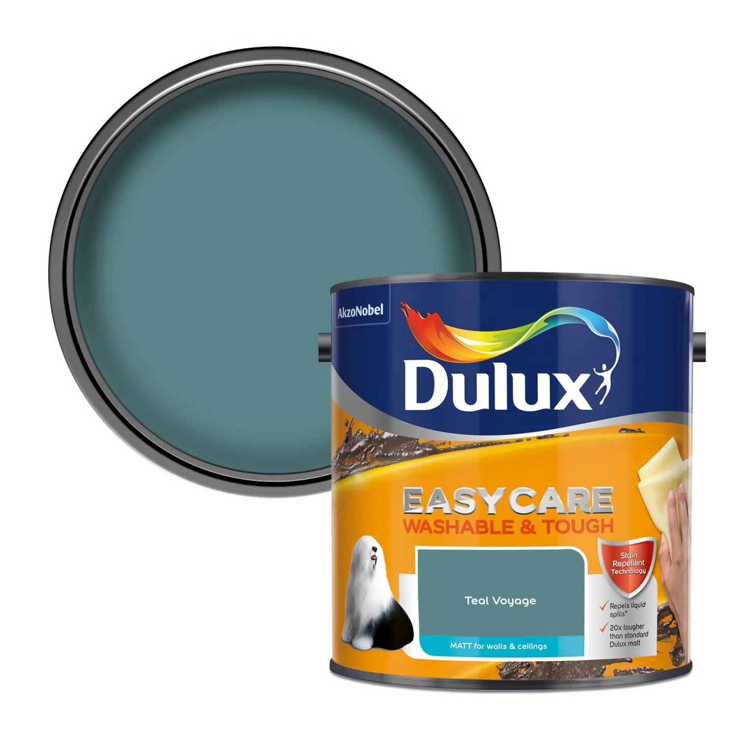 Dulux Easycare Teal Voyage 2.5L