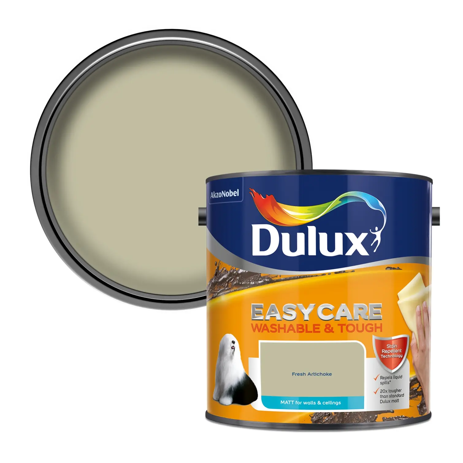 Dulux Easycare Fresh Artichoke 2.5L