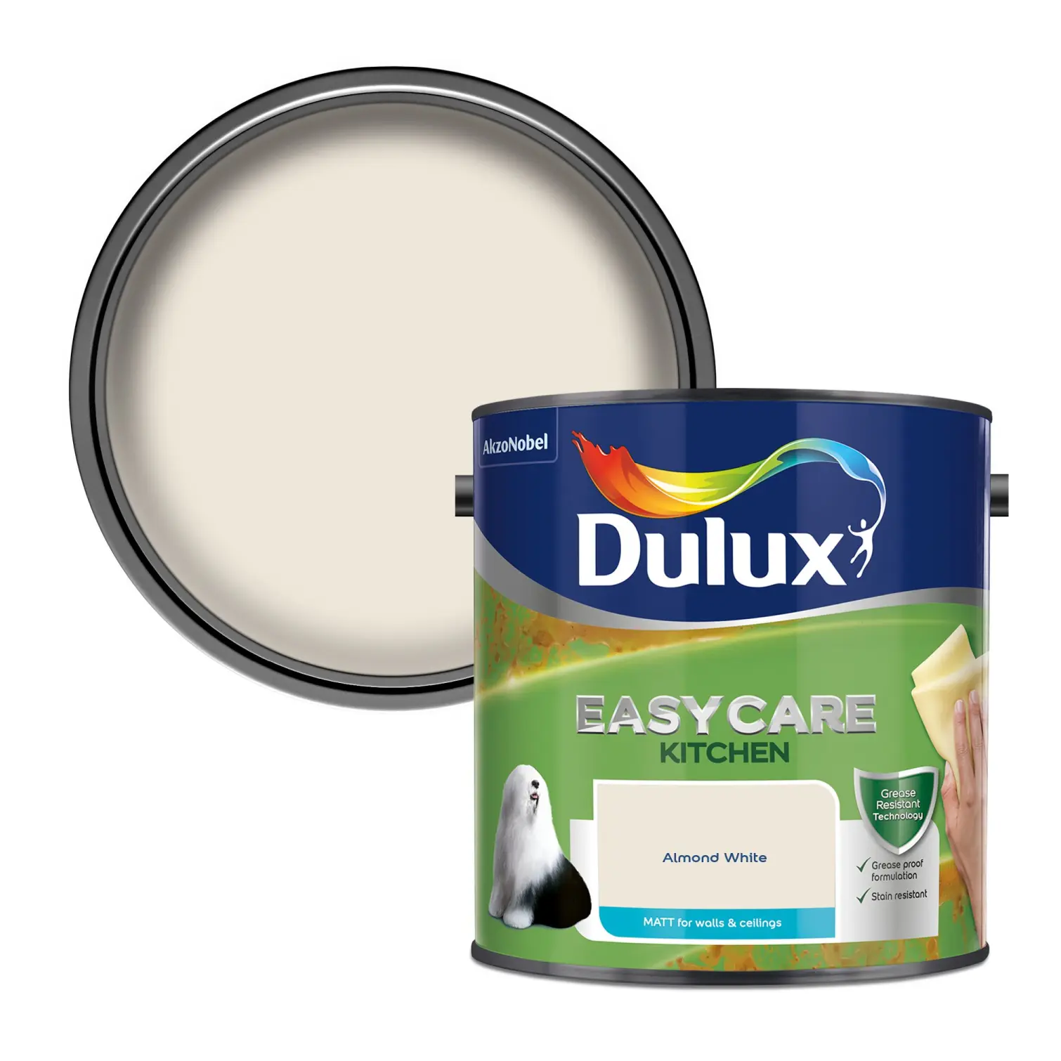 Dulux Easycare Kitchen Almond White 2.5L