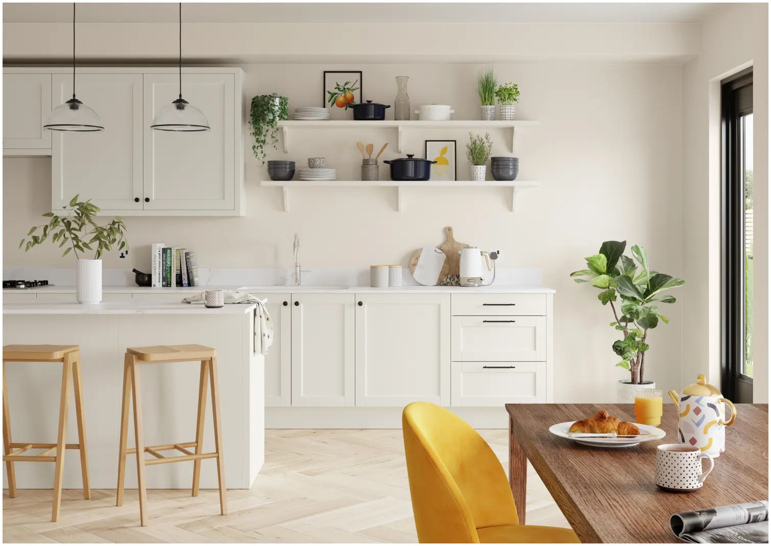 Dulux Easycare Kitchen Almond White 2.5L
