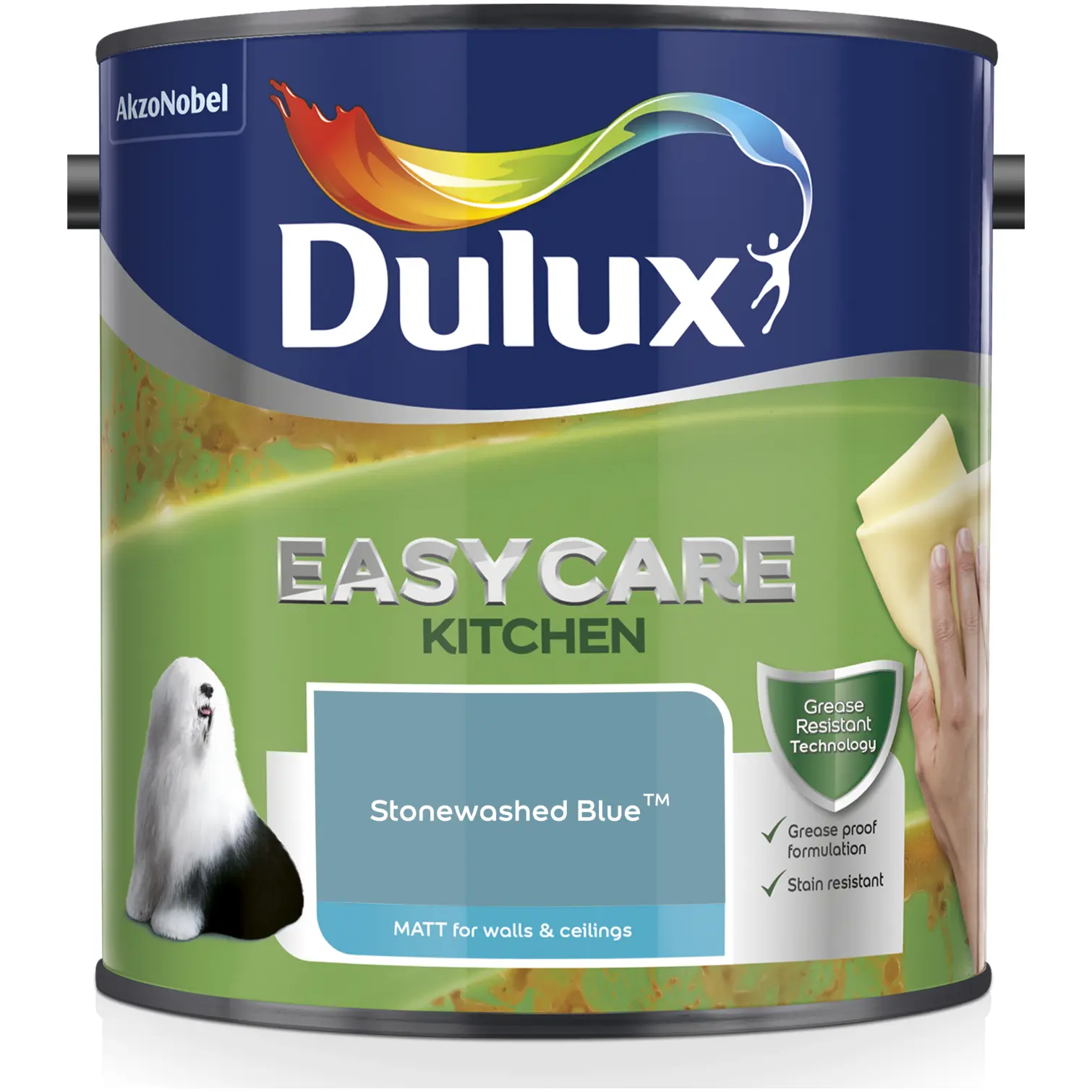 Dulux Easycare Kitchen Stonewashed Blue 2.5L