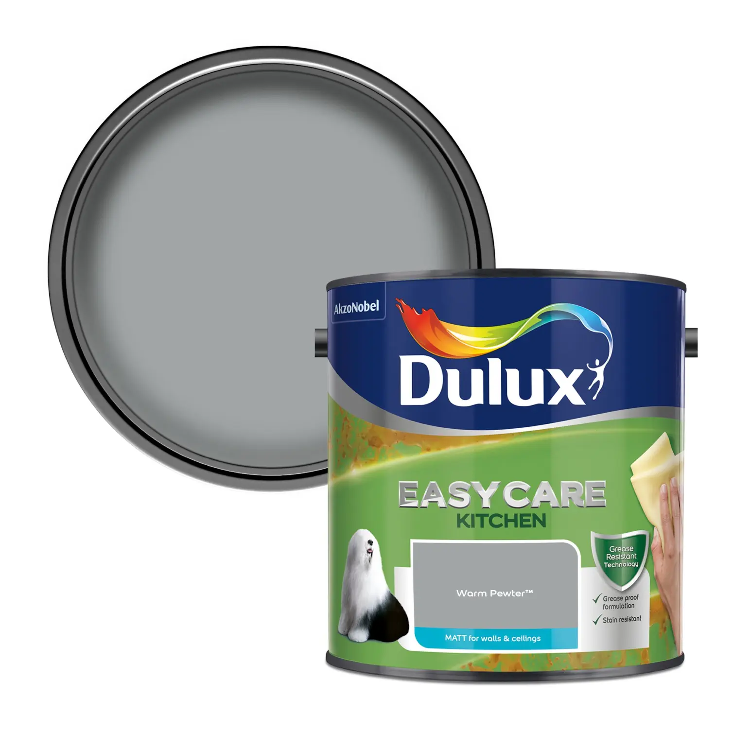 Dulux Easycare Kitchen Warm Pewter 2.5L