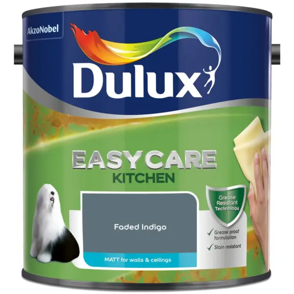 Dulux Kitchen Faded Indigo 2.5L
