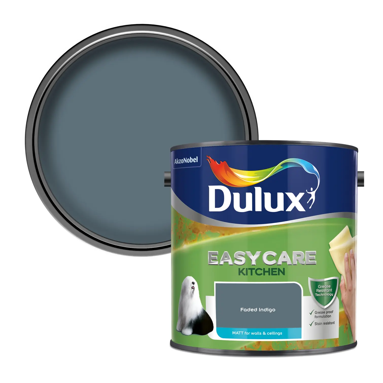 Dulux Kitchen Faded Indigo 2.5L
