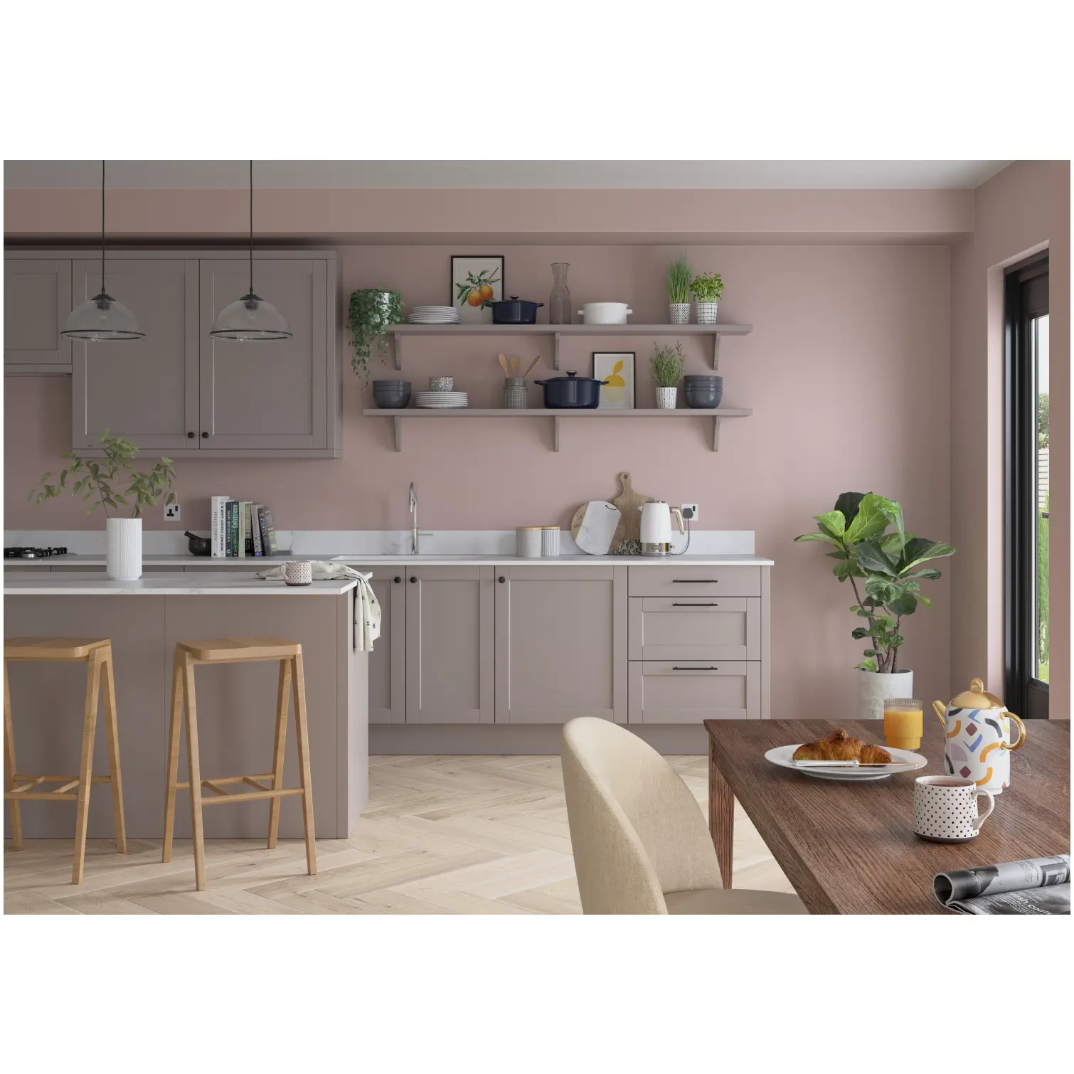 Dulux Kitchen Pink Parchment 2.5L