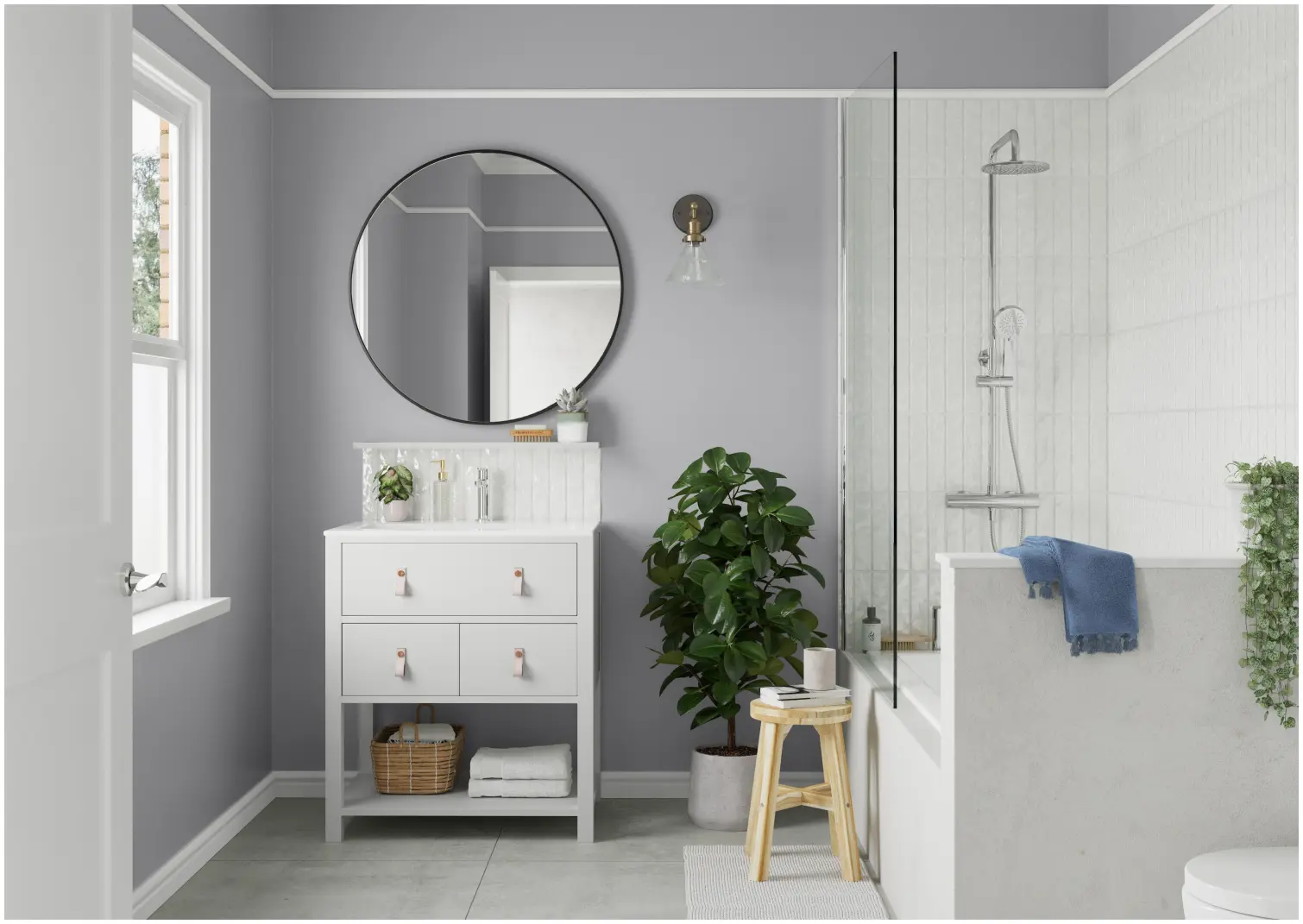 Dulux Easycare Bathroom Warm Pewter 2.5L