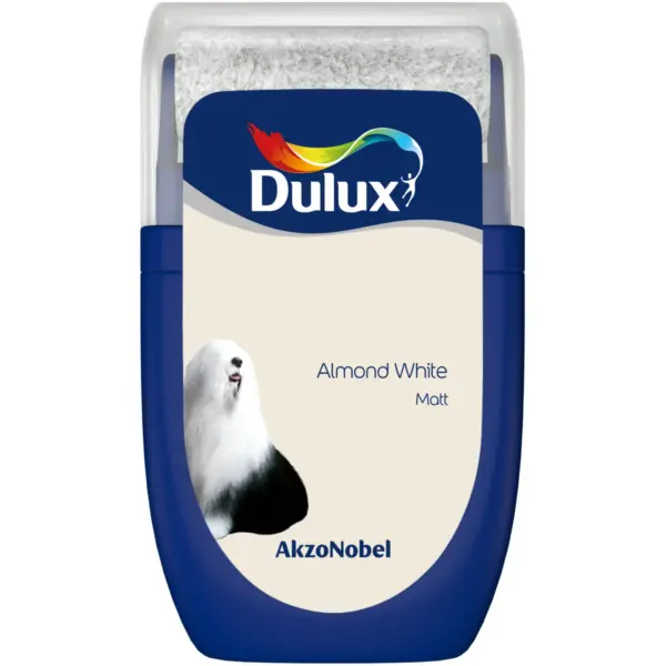 Dulux Tester Almond White Matt 30ml
