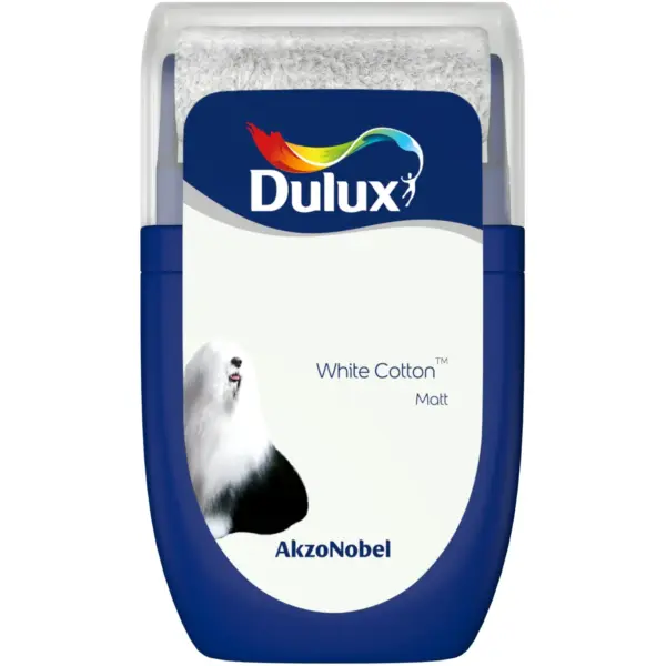 Dulux Tester White Cotton Matt 30ml