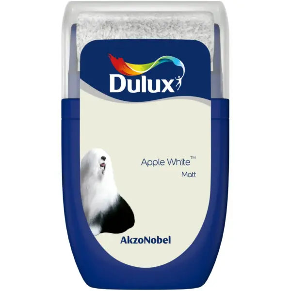 Dulux Tester Apple White Matt 30ml