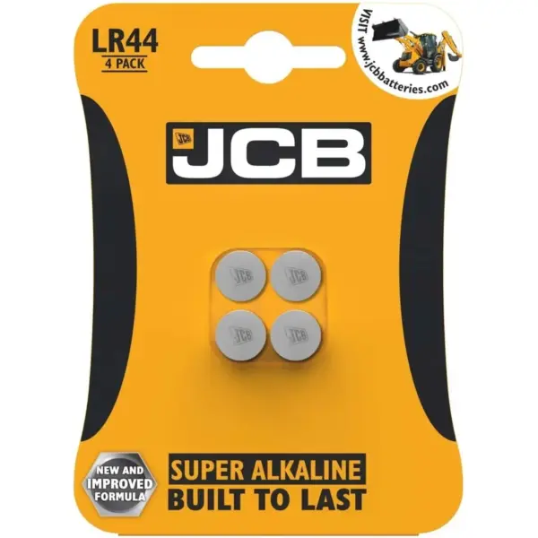 DUR0162 JCB Button Cell LR44 pk4