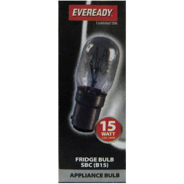 DUR0881 Eveready 15W Fridge Lamp SBC