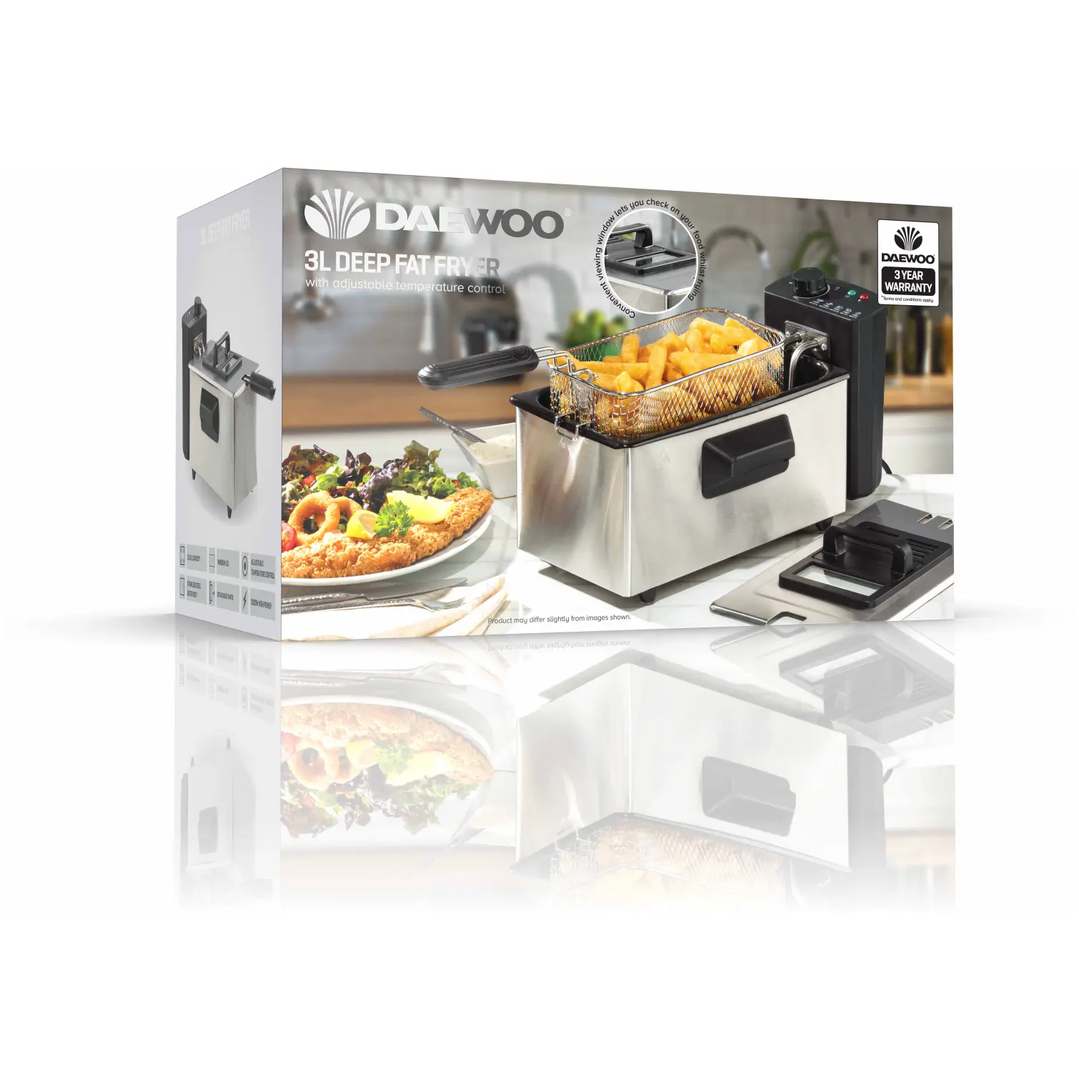 Daewoo Professional Fryer 3 Litre Capacity