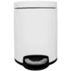 Eko Pedal Bin Soft Close Lid White 5 Litre