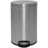 Eko Pedal Bin Stainless Steel Matt Finish Soft Close Lid 12 Litre Capacity