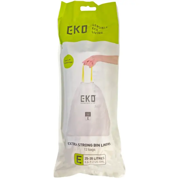 EKO0064 Eko Bin Liner To Suit 25 to 35 Litre Bins Roll of 12