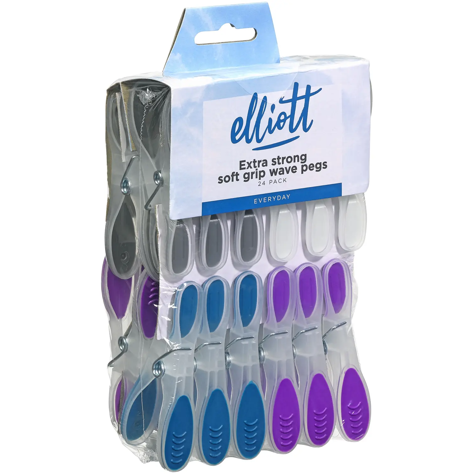 Elliotts Soft Grip Pegs (24)