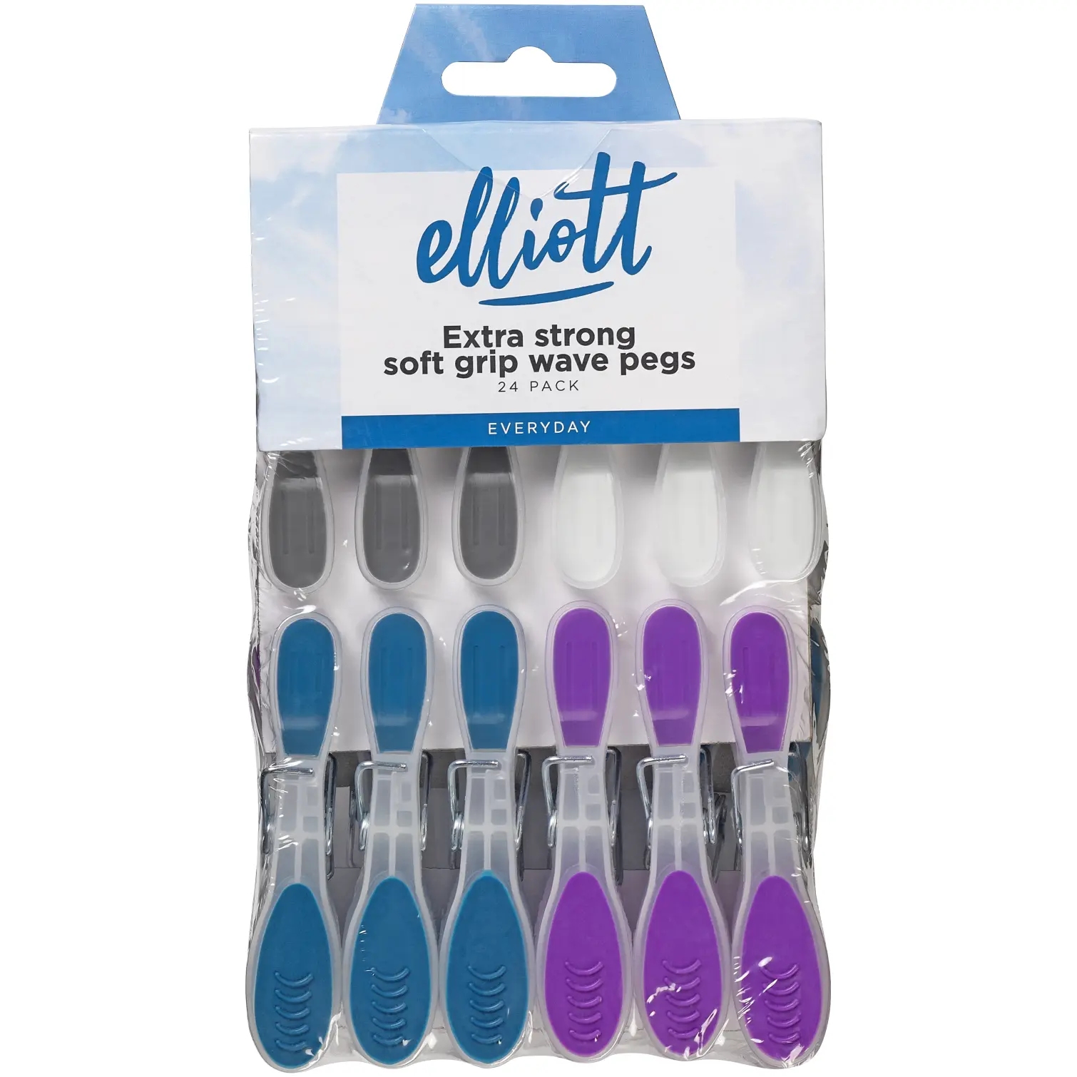 Elliotts Soft Grip Pegs (24)