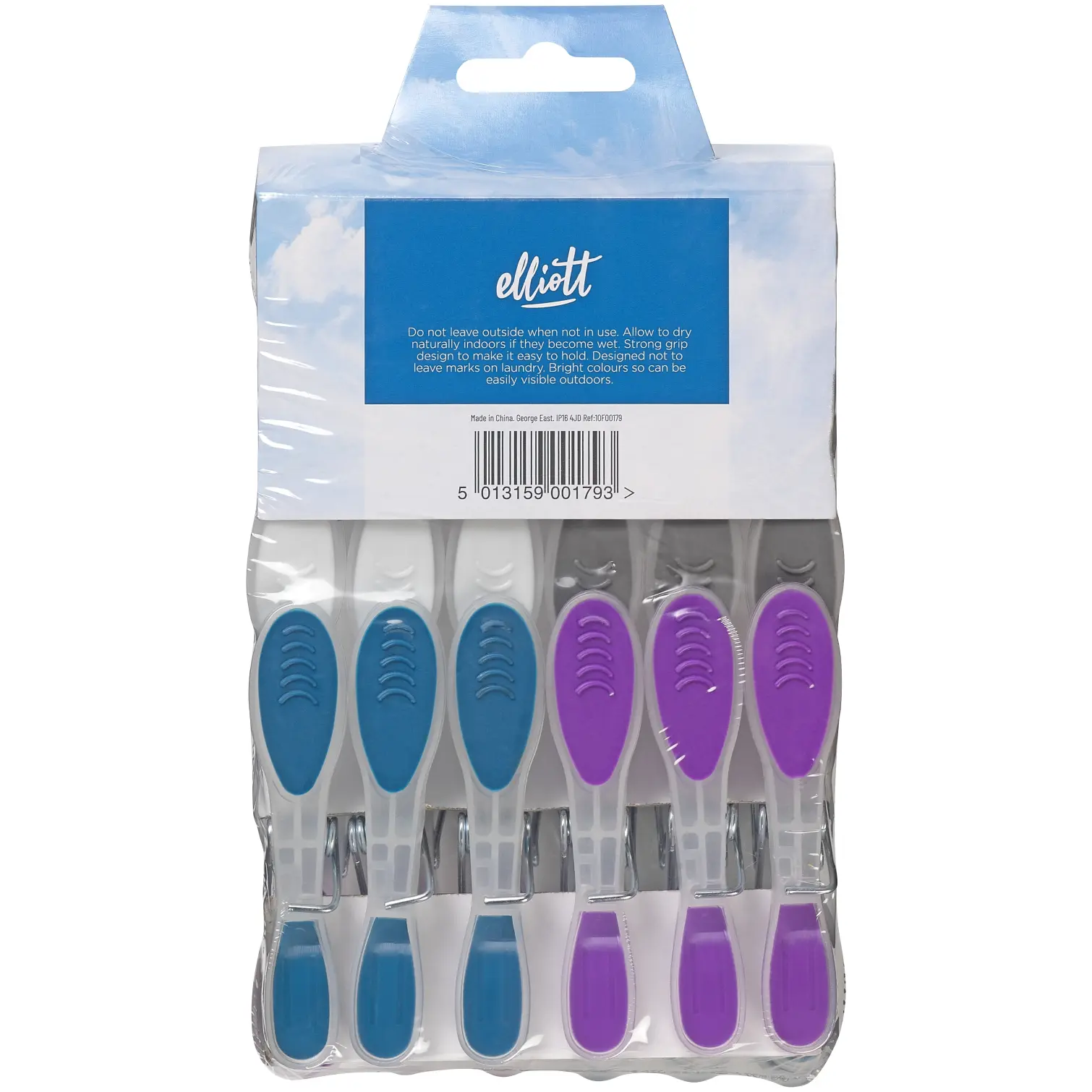 Elliotts Soft Grip Pegs (24)