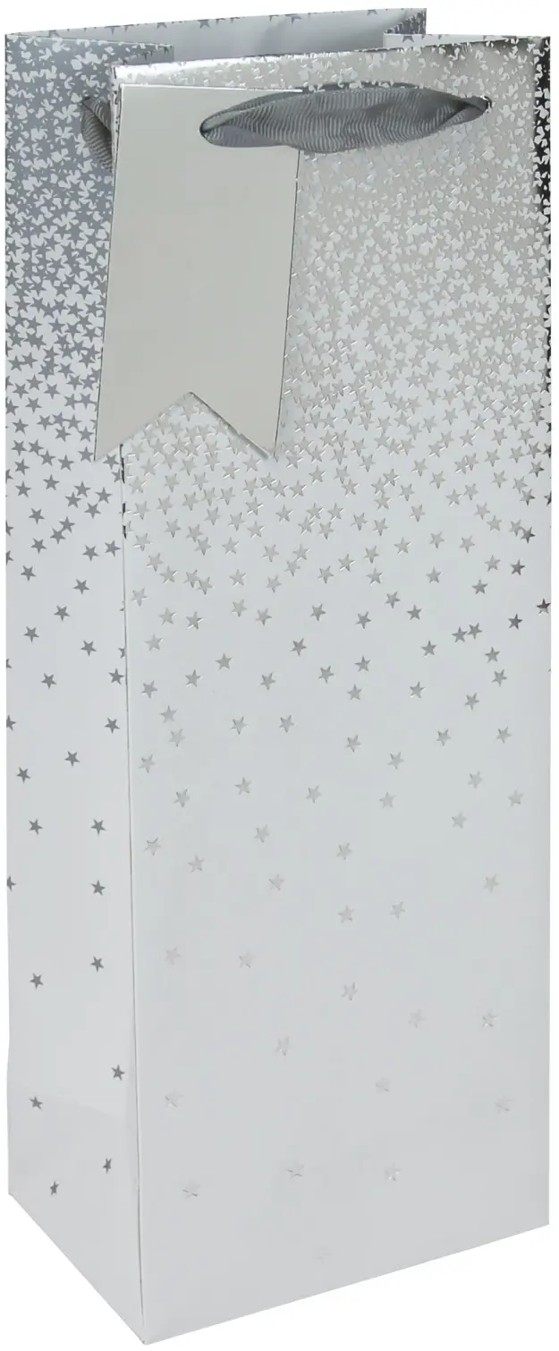 Eurowrap White Ombre Bottle Gift Bag