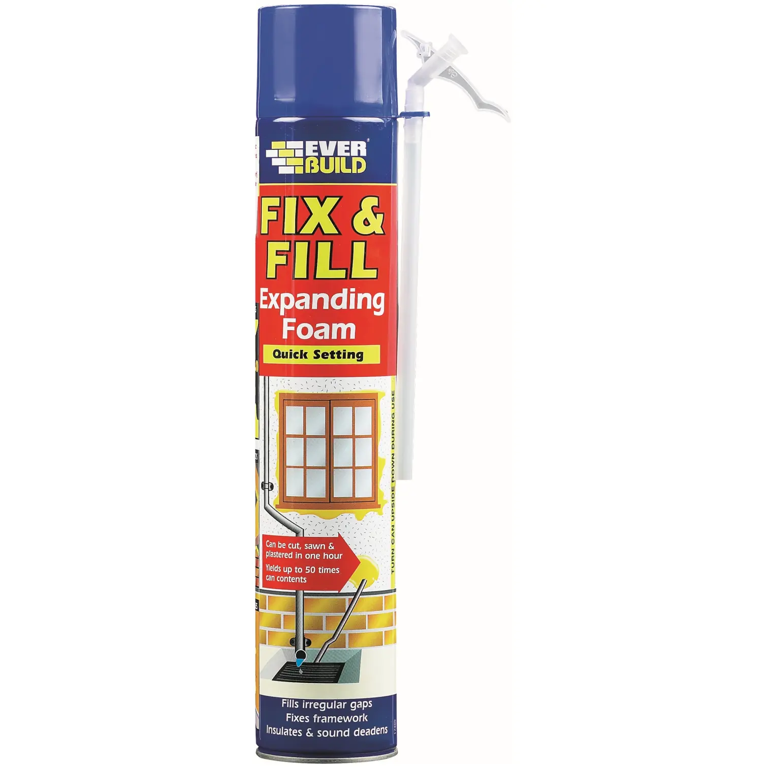 Everbuild 750ml Fill & Fix Expanding Foam