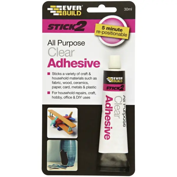 Everbuild 30ml Clear Adhesive