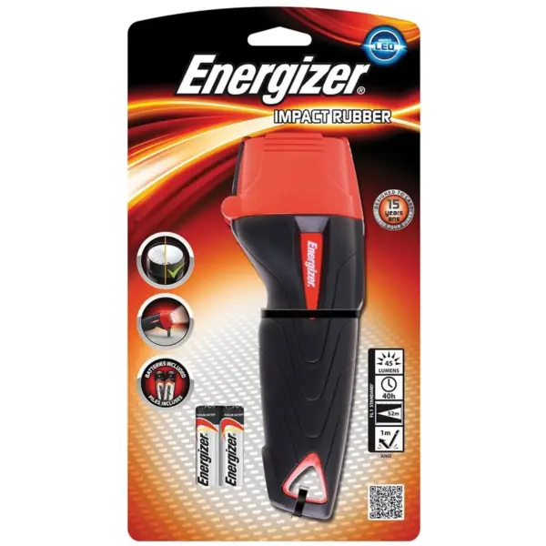 EVR0035 Energizer Inpact Rubber Torch