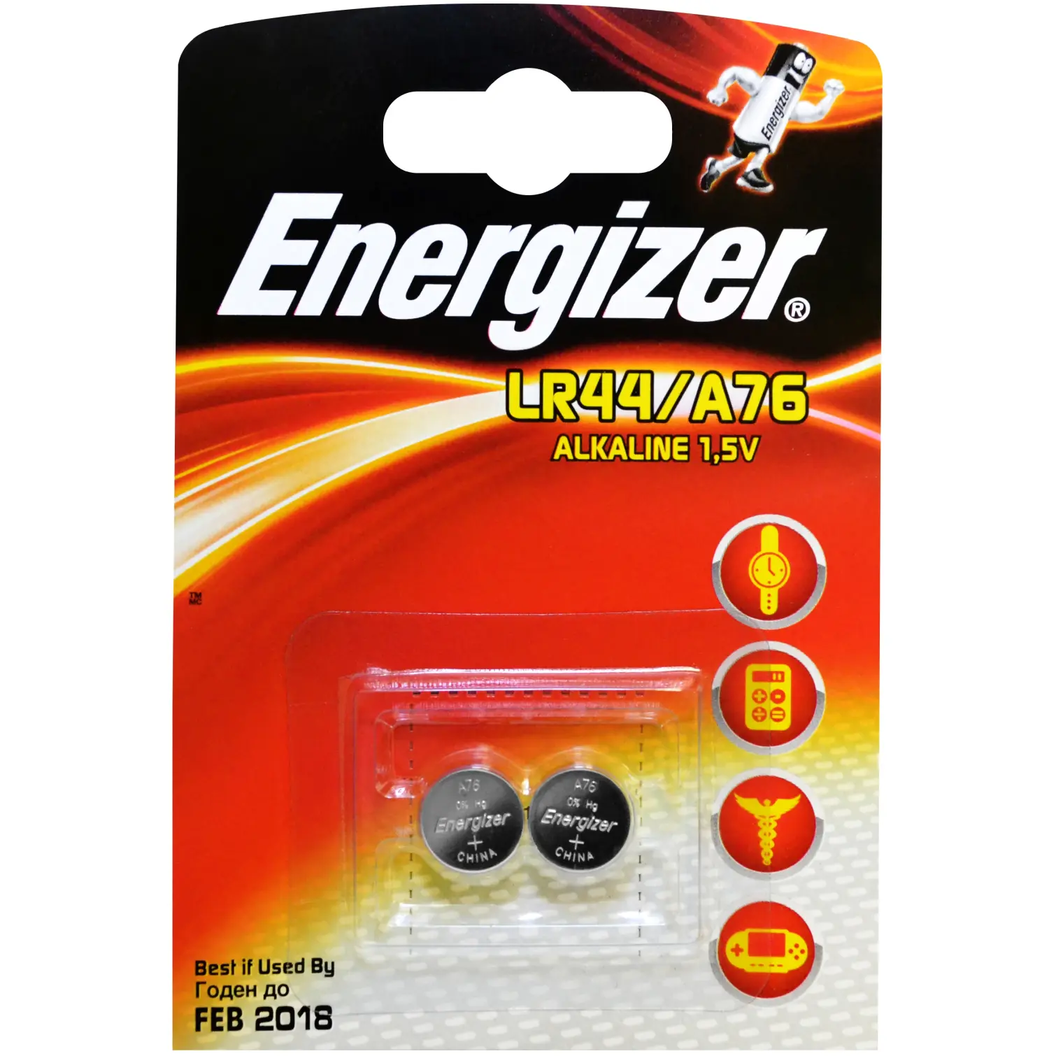 Energizer Button Cell LR44 pack2