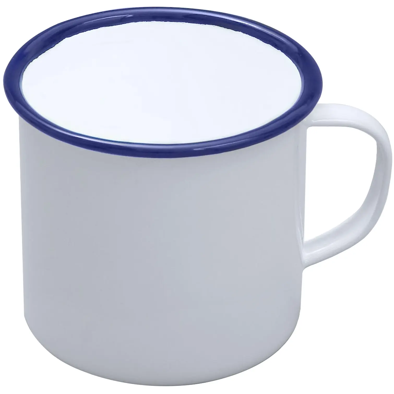 Falcon 9cm Enamel Mug White